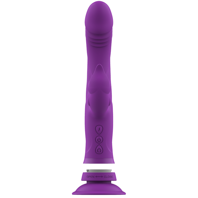 INTENSE – VIBRATEUR EN SILICONE CASANOVA RABBIT TRIPLE MOTEUR VIOLET