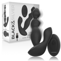 BLACK&SILVER – CORA ANAL PLUG SILICONE REMOTE CONTROL