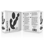 BLACK&SILVER – CORA ANAL PLUG SILICONE REMOTE CONTROL