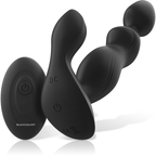 BLACK&SILVER – CORA ANAL PLUG SILICONE REMOTE CONTROL