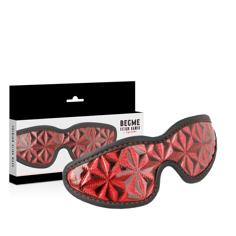 BEGME Red Edition – Premium-Blindmaske mit Neoprenfutter