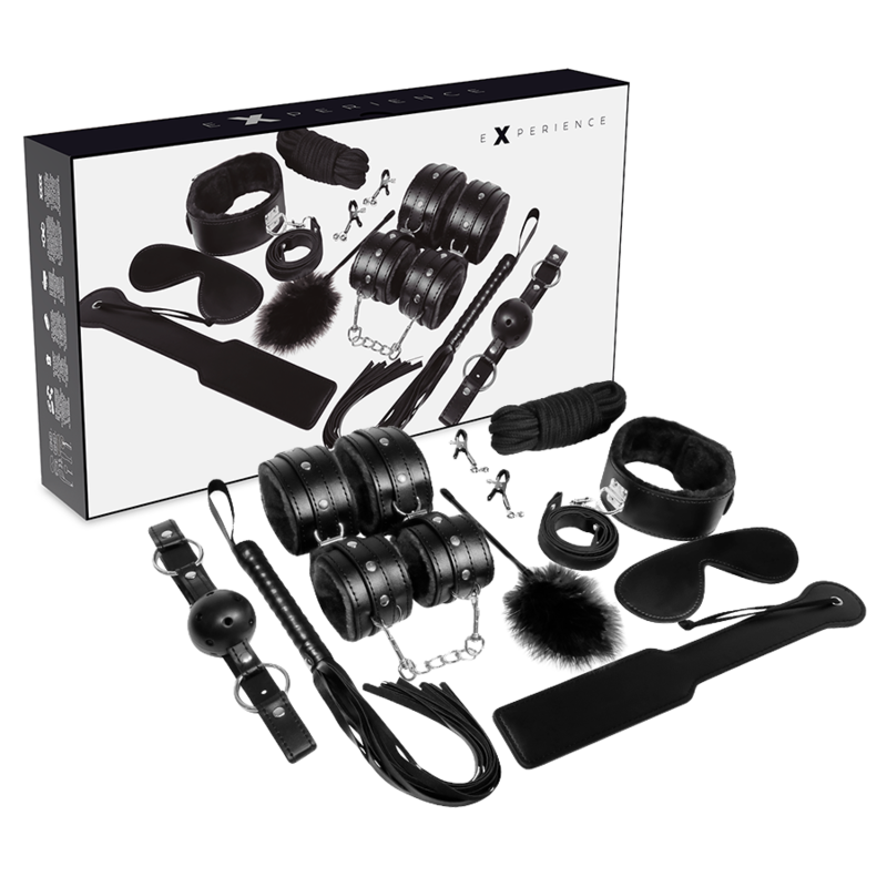 EXPERIENCE Black Series – BDSM-Fetisch-Set, 11-teilig