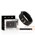 COQUETTE CHIC DESIRE FANTASY – Sklaven-Halsband mit Leine, veganes Leder