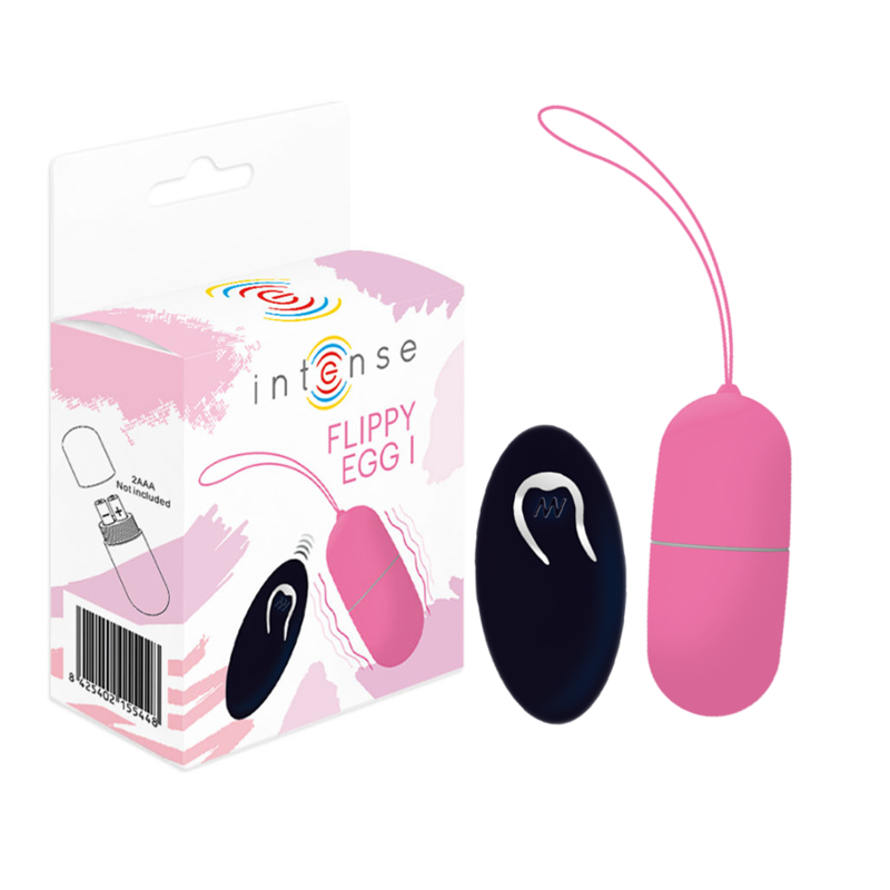 INTENSE Flippy I – Oeuf vibrant  avec télécommande rose