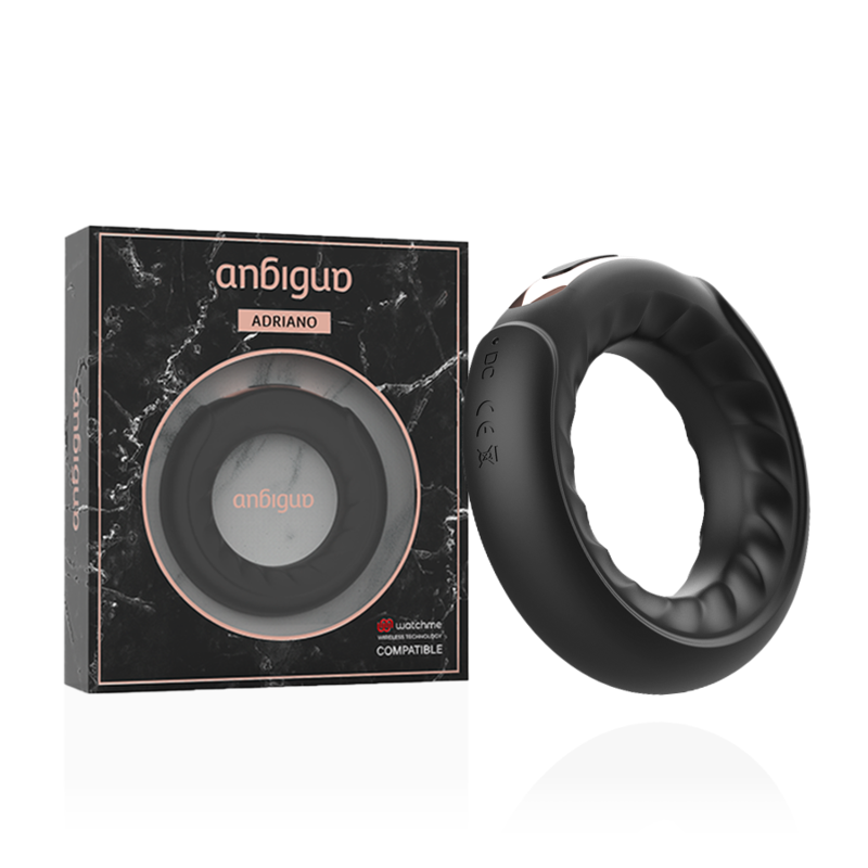 ANBIGUO Adriano – Vibrationsring mit Watchme-Fernbedienung