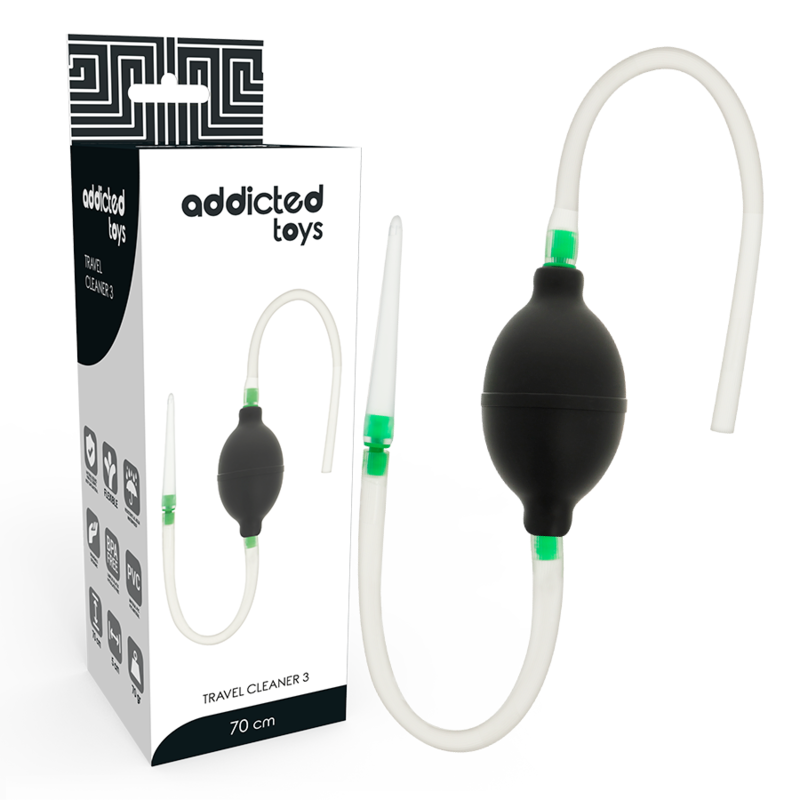 ADDICTED TOYS – Schwarzes Enema-Set