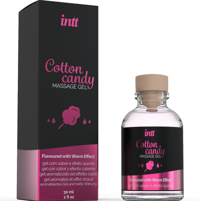 INTT Massage & Oral Sex – Massagegel mit Zuckerwaren-Geschmack und Wärmeeffekt