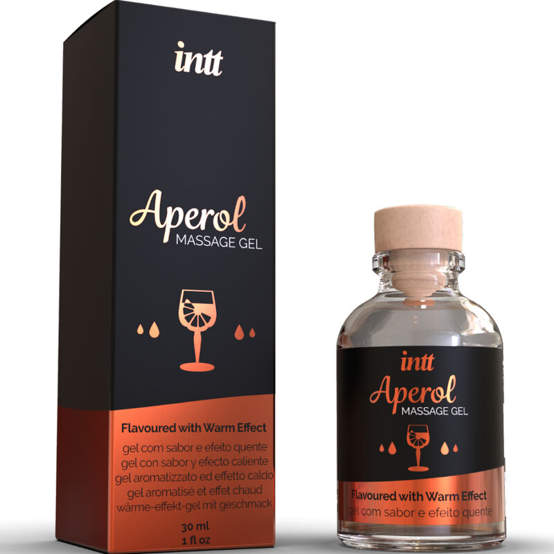 INTT MASSAGE & ORAL SEX – GEL DA MASSAGGIO APEROL EFFETTO CALORE INTENSO
