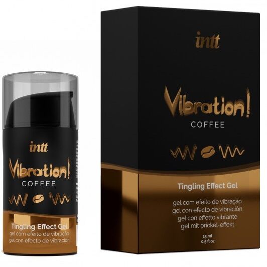 INTT Massage & Oral Sex – Massagegel mit Kaffeegeschmack und Wärmeeffekt