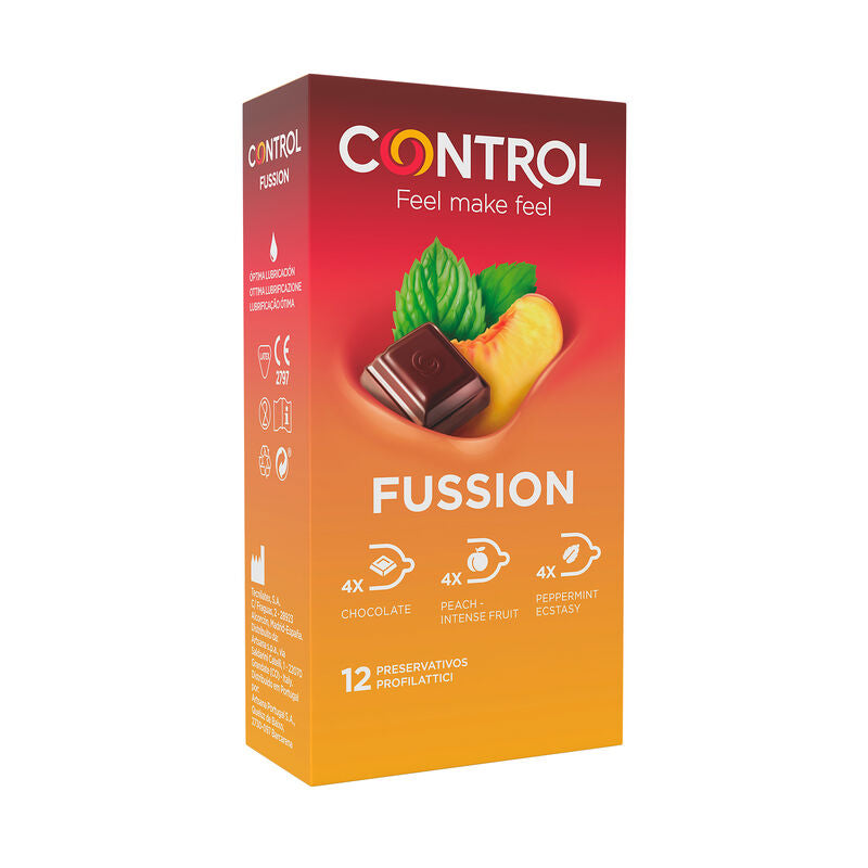 CONTROL Fusion – Préservatifs, lot de 12