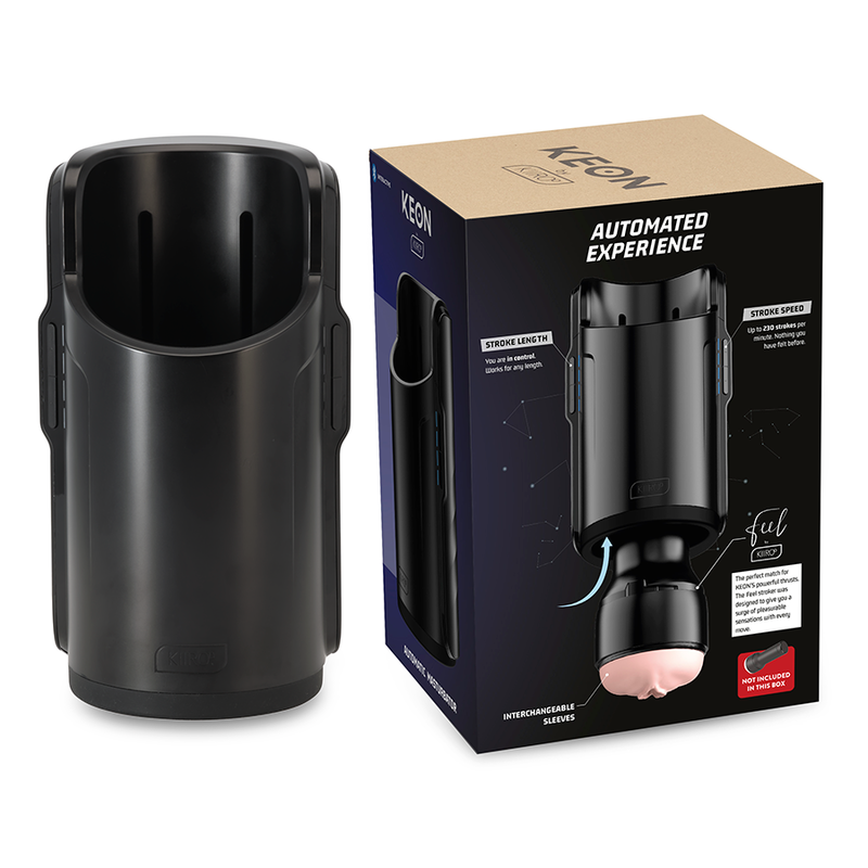 KIIROO Keon & Feel Nicolette Shea – Stroker-Set mit Aqua-Gleitgel, 50 ml