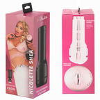 KIIROO Keon & Feel Nicolette Shea – Stroker-Set mit Aqua-Gleitgel, 50 ml