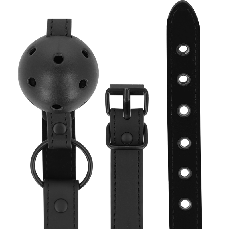 Intense Fetish – Ballknebel aus veganem Leder