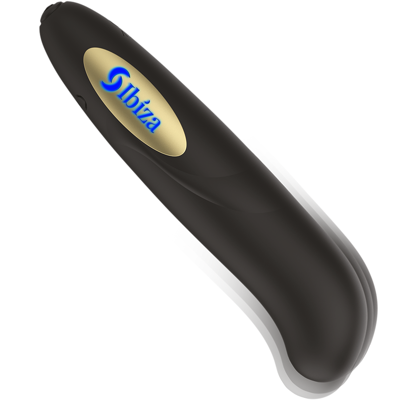 Ibiza – Stimulateur clitoridien doré, 10 modes de vibration, 13 × 2,9 cm