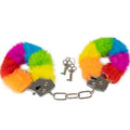 Spencer & Fleetwood – Metall-Handschellen mit Regenbogen-Fütterung