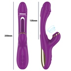 INTENSE Ateneo – Multifunktionsvibrator mit Zunge und Saugfunktion, lila