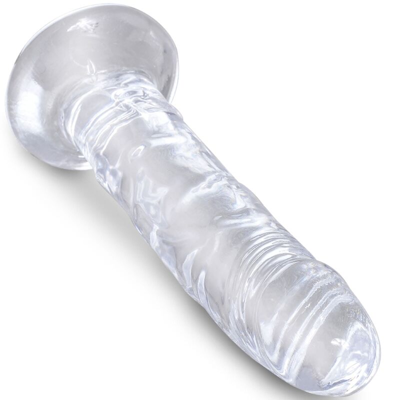 KING COCK Clear – Transparenter Dildo mit Saugnapf