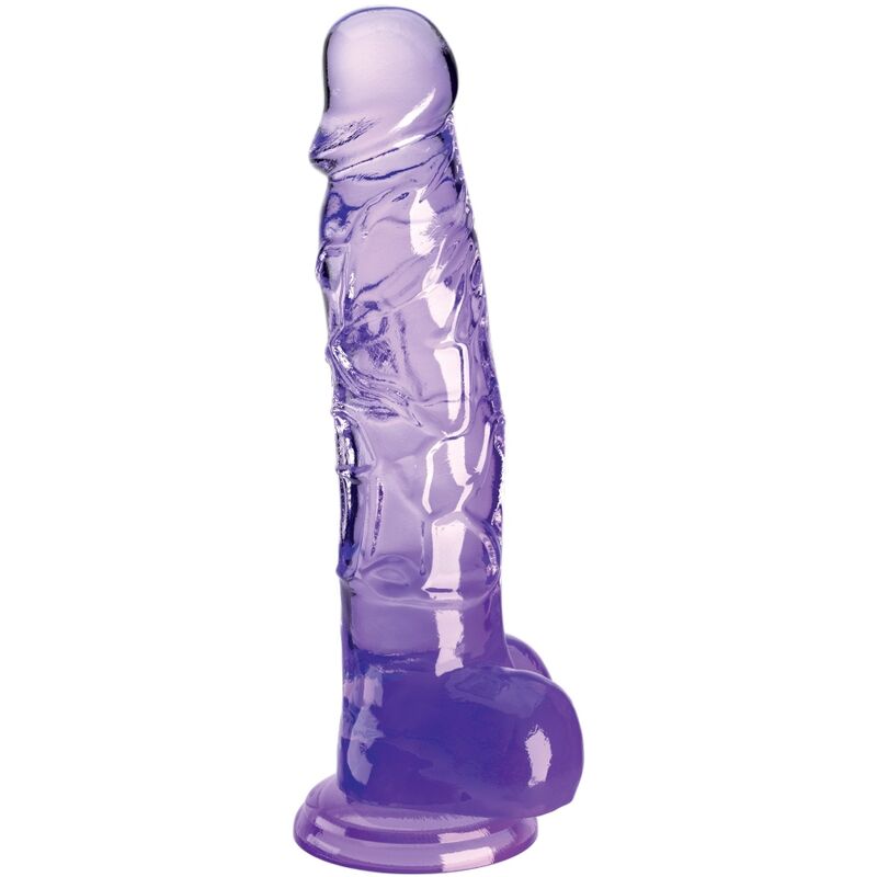 KING COCK Clear – Realistischer Dildo mit Hoden