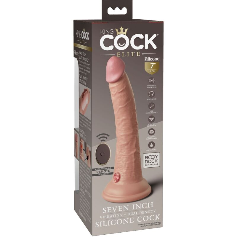KING COCK – ELITE DILDO REALISTICO E SILICONE CM