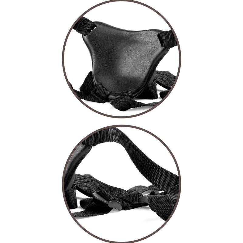 KING COCK Elite – Bequemes Gurt-Set mit Dildo, 17,8 cm