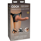 KING COCK Elite – Bequemes Gurt-Set mit Dildo, 17,8 cm