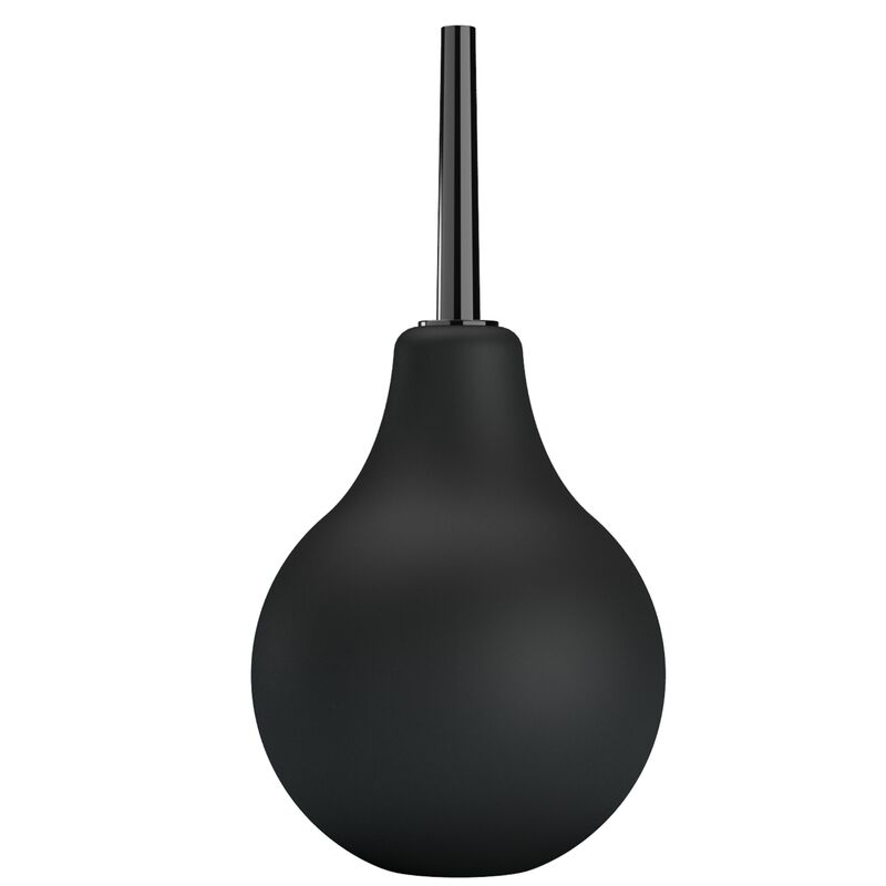 MR PLAY Pear – Analdusche aus Gummi, schwarz
