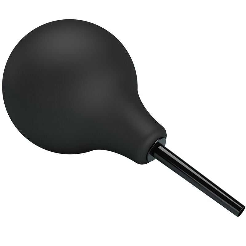 MR PLAY Pear – Analdusche aus Gummi, schwarz