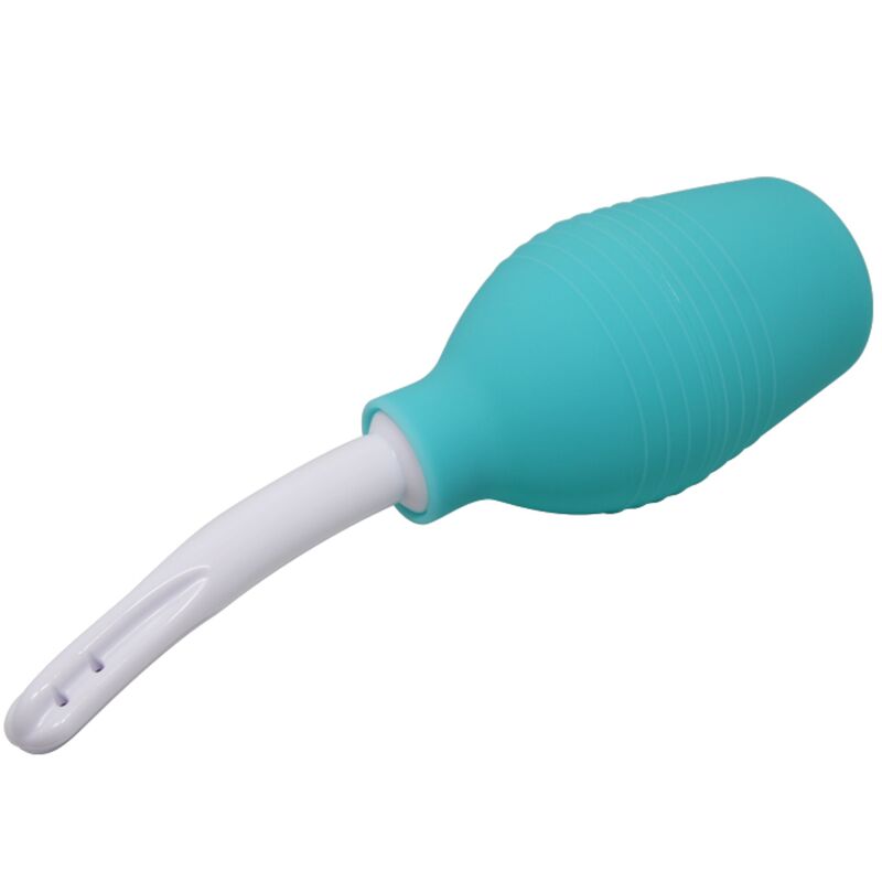 MR PLAY Anal-Birne – Analdusche aus Gummi, blau