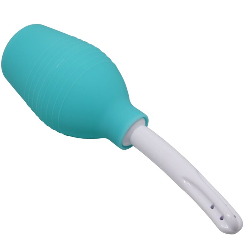 MR PLAY Anal-Birne – Analdusche aus Gummi, blau
