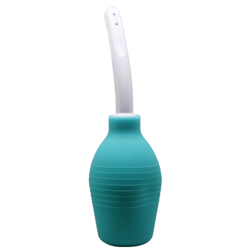MR PLAY Anal-Birne – Analdusche aus Gummi, blau