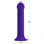 PRETTY LOVE – MURRAY YOUTH VIBRATING DILDO & RECHARGEABLE VIOLET
