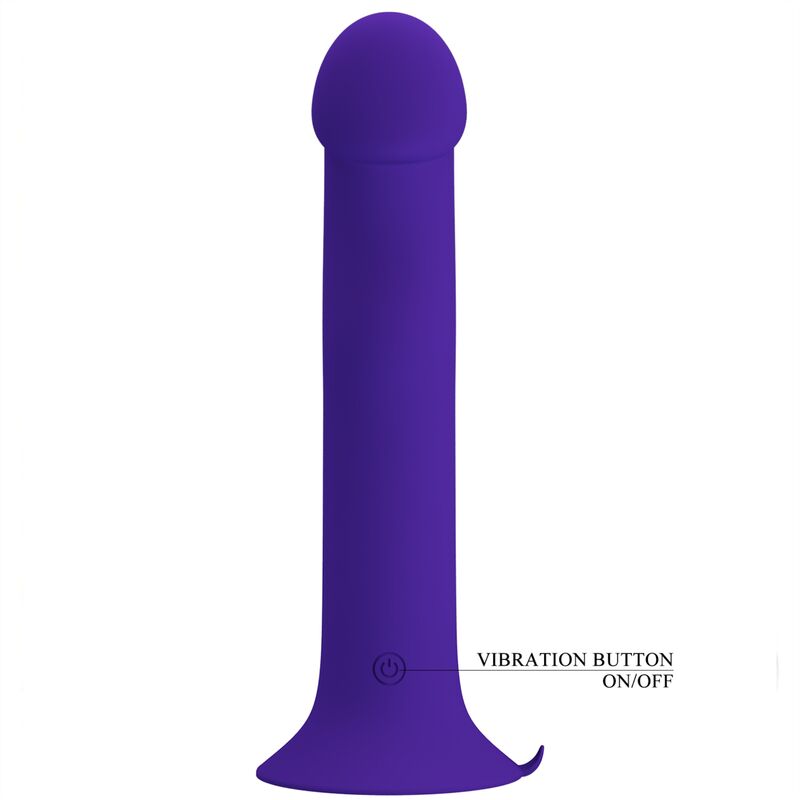 PRETTY LOVE – MURRAY YOUTH VIBRATING DILDO & RECHARGEABLE VIOLET