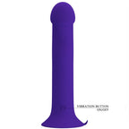 PRETTY LOVE – MURRAY YOUTH VIBRATING DILDO & RECHARGEABLE VIOLET