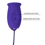 PRETTY LOVE – VIBRATORE STIMOLATORE RICARICABILE DAISY YOUTH VIOLETTO