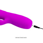 PRETTY LOVE – VIBRATEUR LAPIN RECHARGEABLE MELANIE VIOLET