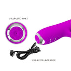 PRETTY LOVE – VIBRATORE RICARICABILE RACHEL CON VENTOSA VIOLA
