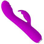 PRETTY LOVE – VIBRATORE RICARICABILE RACHEL CON VENTOSA VIOLA