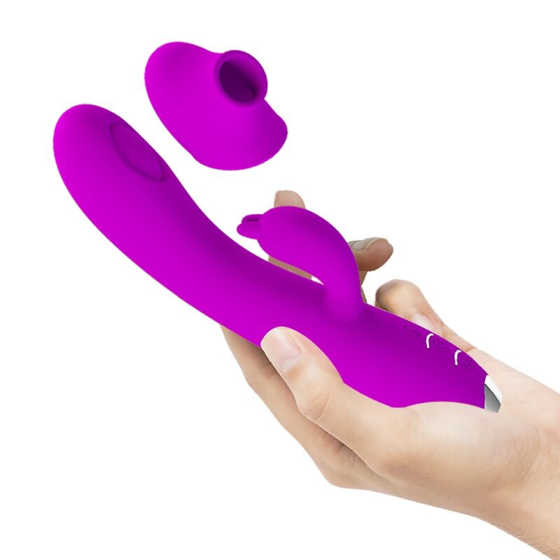 PRETTY LOVE Regina – Pulswellen-Vibrator mit Saugfunktion, lila