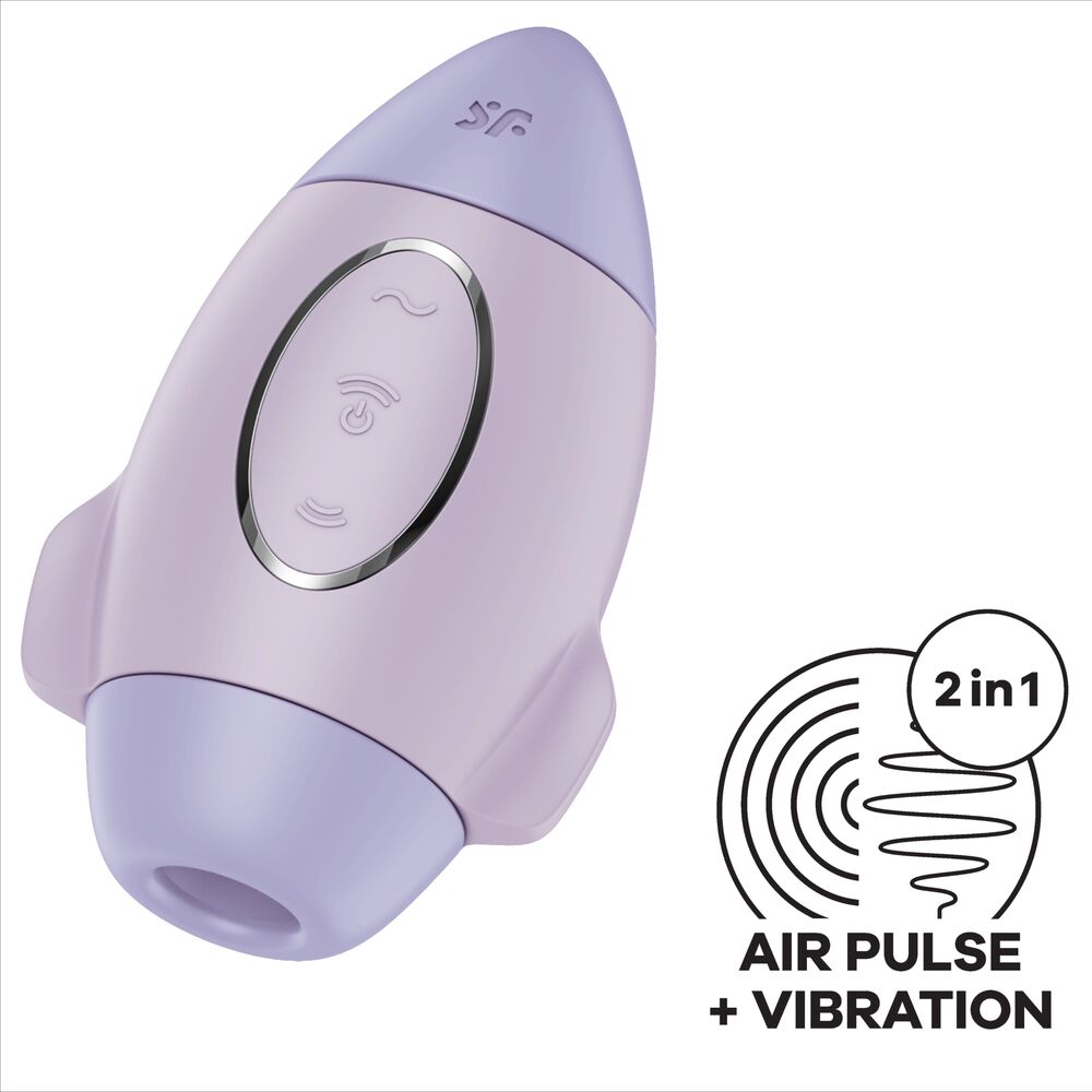 SATISFYER Mission Control – Air-pulse vibrator, lilac