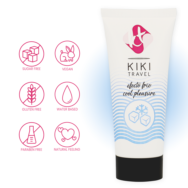 KIKÍ TRAVEL Kühleffekt – Gleitgel mit kühlender Wirkung, 50 ml