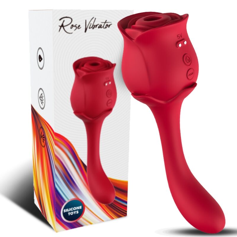 ARMONY Roselover – Klitoris-Sauger mit G-Punkt-Stimulator, rot