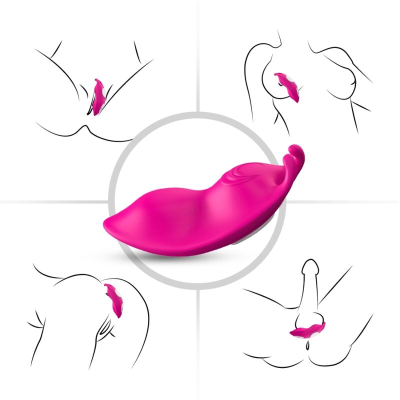 ARMONY Honeybee – Tragbarer Höschenvibrator mit G-Punkt-Stimulation und App, Fuchsia