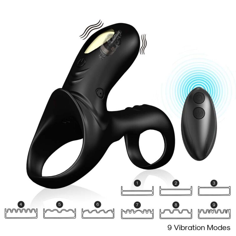 ARMONY Ranger – Doppelvibratorring für Paare, schwarz