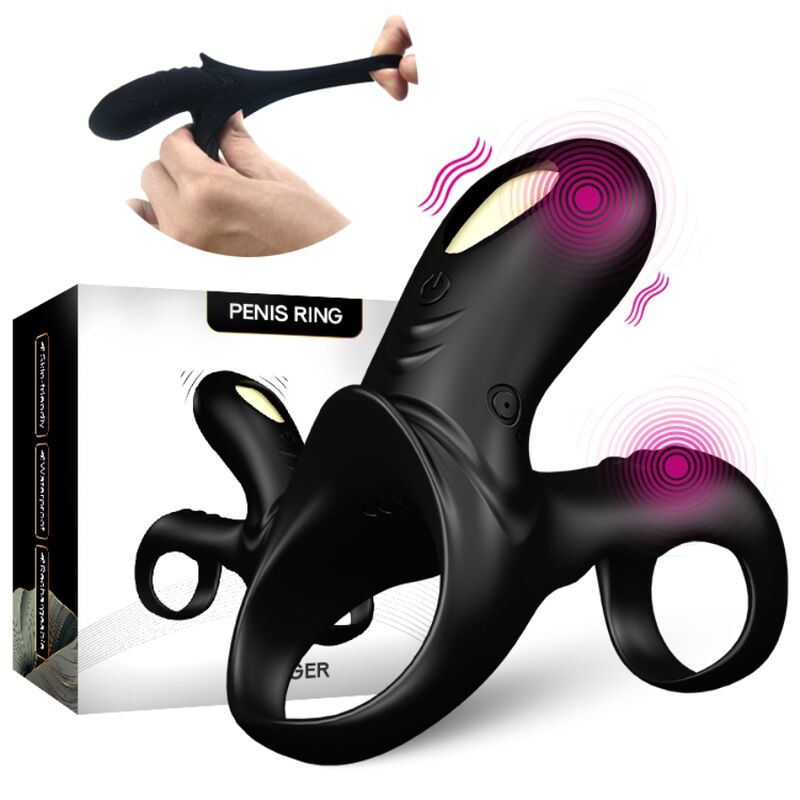 ARMONY Ranger – Doppelvibratorring für Paare, schwarz