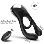 ARMONY – VEYRON DOPPIO ANELLO VIBRATORE GIOCATTOLO PER COPPIA TELECOMANDO NERO
