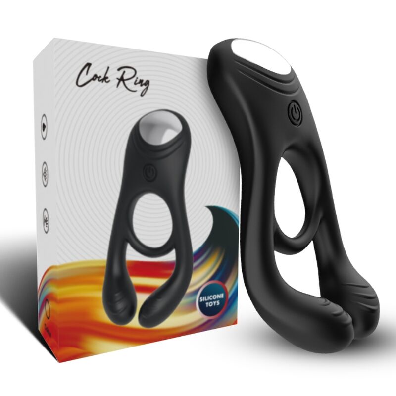 ARMONY Veyron – Doppelvibrator-Penisring mit Fernbedienung, schwarz