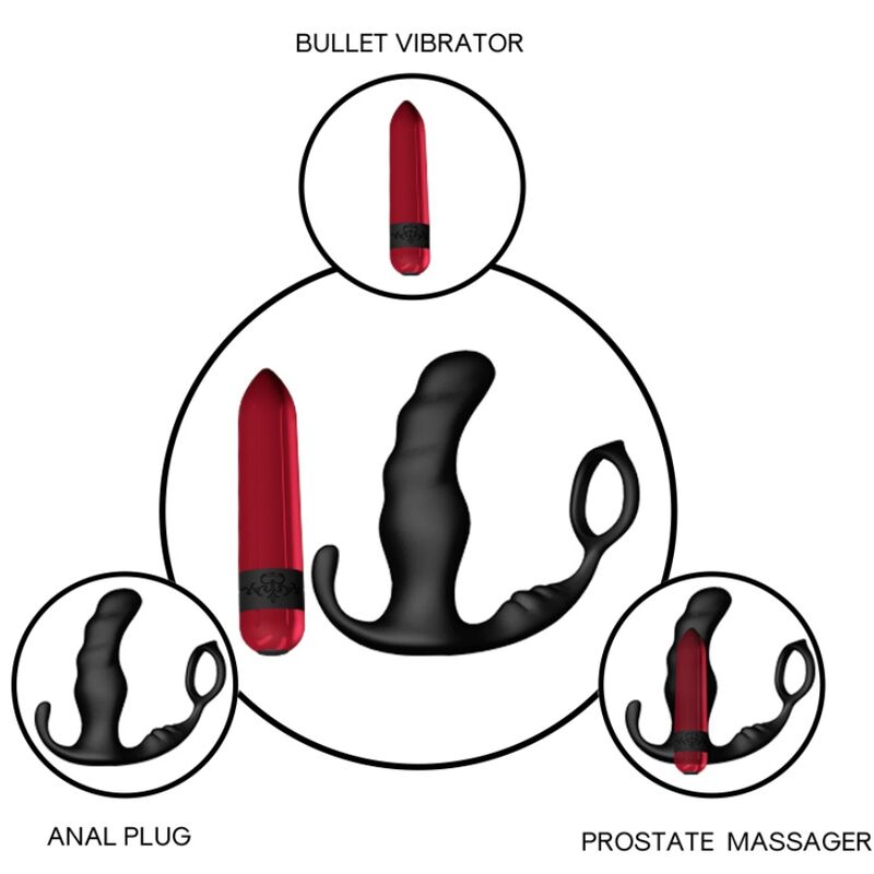 ARMONY Knight – Prostatavibrator mit Penisring und Fernbedienung
