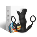 ARMONY – KNIGHT VIBRATOR ANAL PROSTATE & RING REMOTE CONTROL BLACK