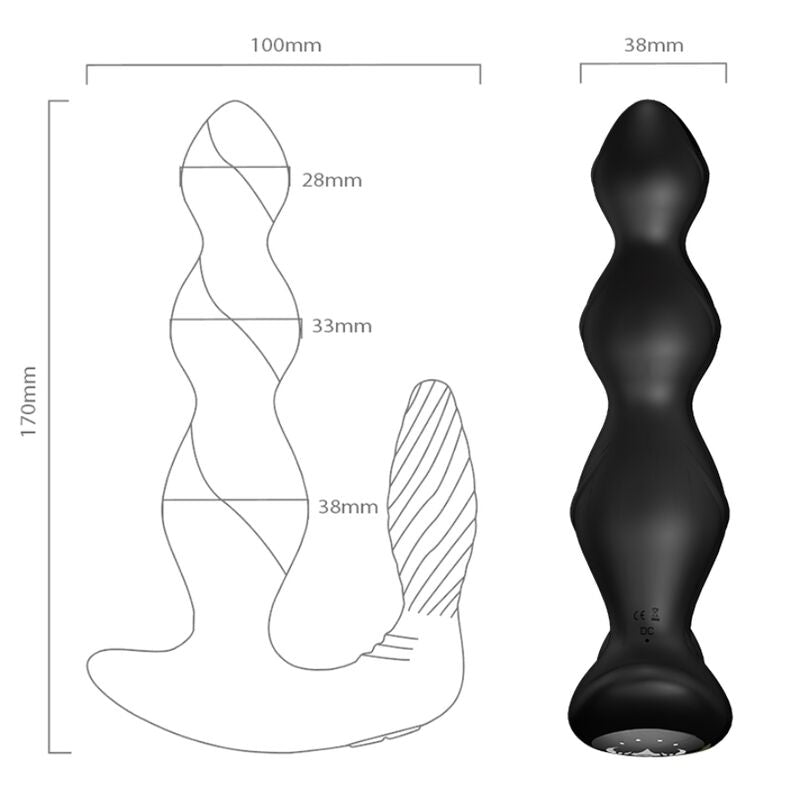 ARMONY Manfun – Vibrator mit Analplug und Fernbedienung