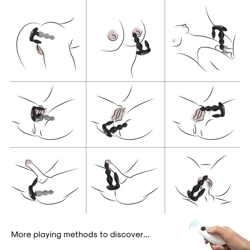ARMONY Manfun – Vibrator mit Analplug und Fernbedienung